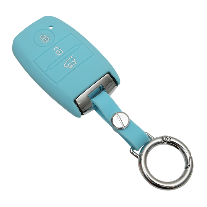 기아 카니발 모닝 레이 호환 자동차 실리콘 스마트키 차키 케이스 키홀더