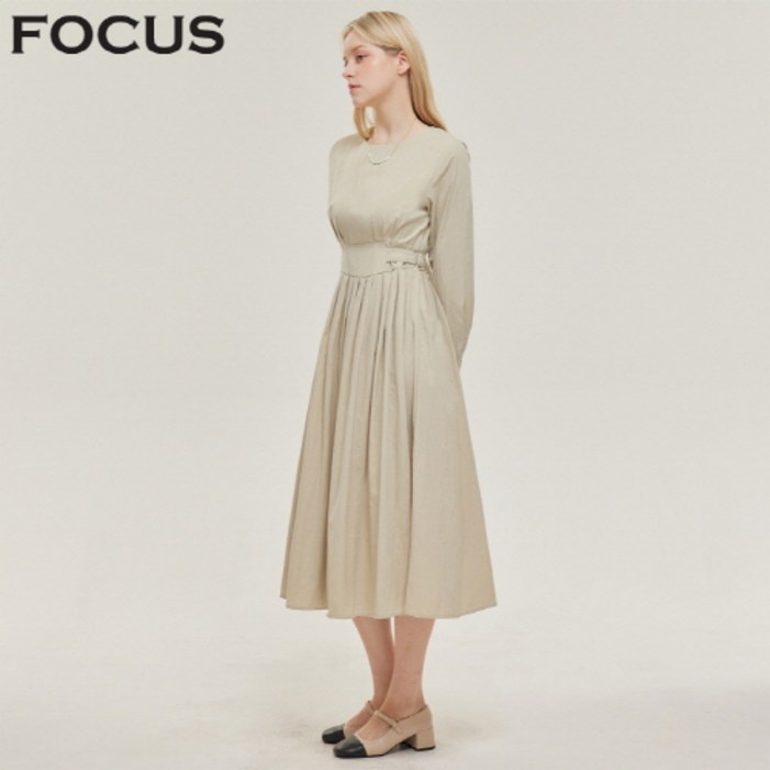허리비조플리츠롱원피스_VFI5S1OP3021