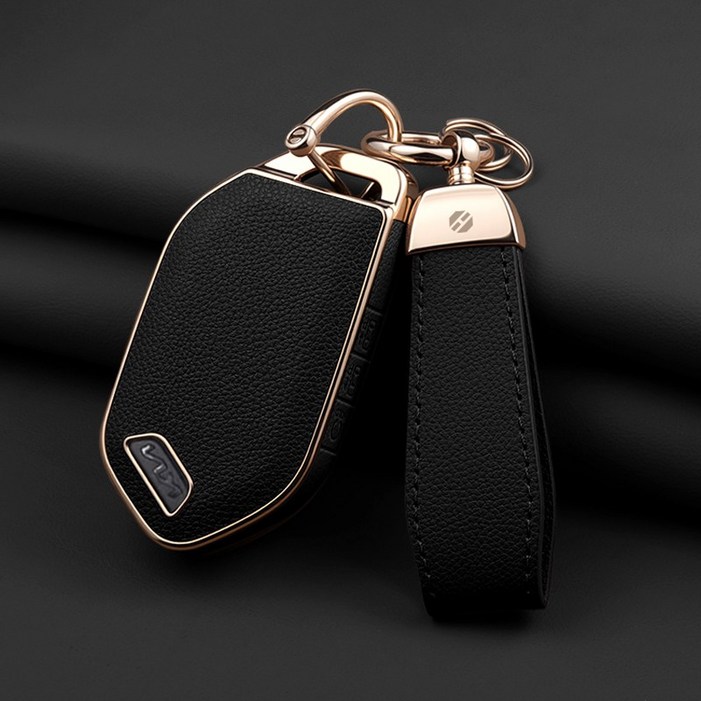HAKO 소프트2.0 가죽TPU 차키케이스키홀더 5버튼7버튼, K13 7버튼, 블랙