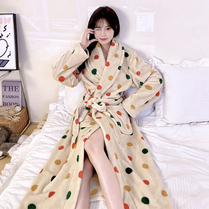 20종 여성 샤워가운 골프 호텔 로브 극세사 목욕 가운 남자 여자 커플