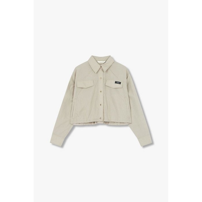 지컷 라벨 포인트 스트링 헴 셔츠_7255160301 1998806