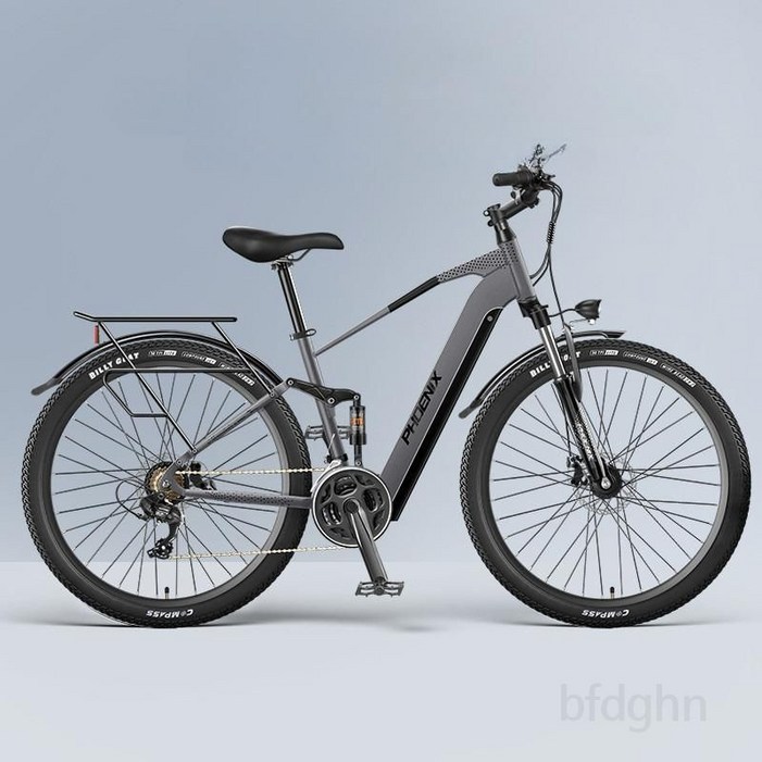 알루미늄 합금 배터리 전기 자전거 튼튼한 출퇴근용 2629인치 전동 보조 자전거 편안한 장거리 주행 가능한 산악용 디자인 세련된 스타일링, 20AH그레이29인치시마노24단 블랙26인치스크린통합, 알루미늄 합금