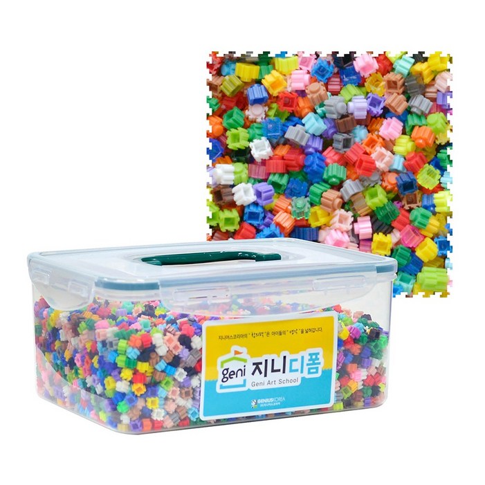 지니디폼 믹스블럭 1kg 대용량 디폼블럭8mm