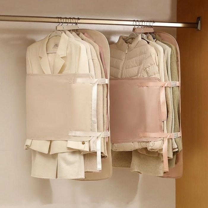 옷장정리  다용도 후크압축 수납팩 아우터 압축파우치