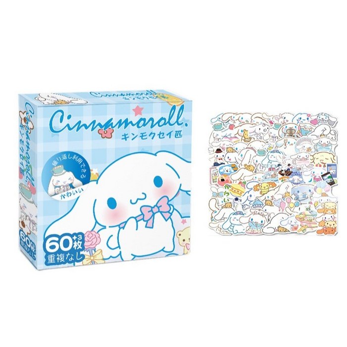 산리오 다꾸 스티커 최저가 603장 pvc스티커 헬로키티