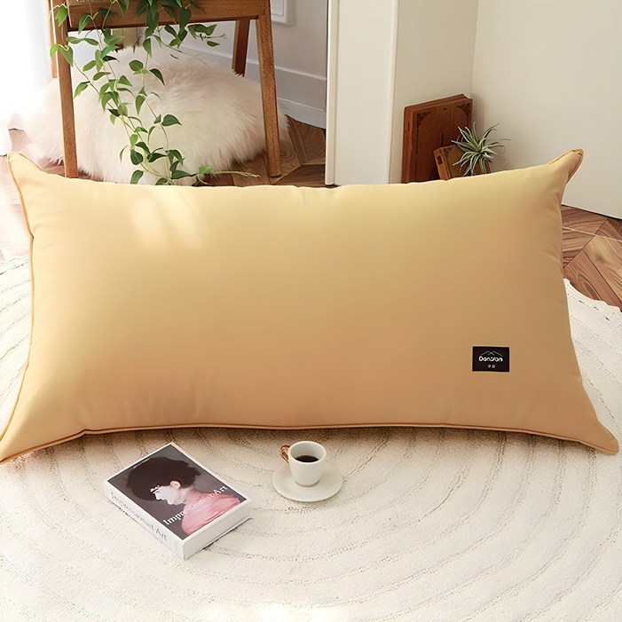 단잠 옥스포드 순면 대형 점보특대형 등받이 허리쿠션 침대헤드 대형등쿠션 커버