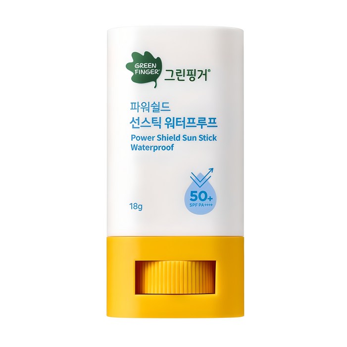 그린핑거 유아용 파워쉴드 선스틱 워터프루프 SPF50 PA, 18g, 1개 그린핑거 유아용 파워쉴드 선스틱 워터프루프 SPF50 PA, 18g, 1개