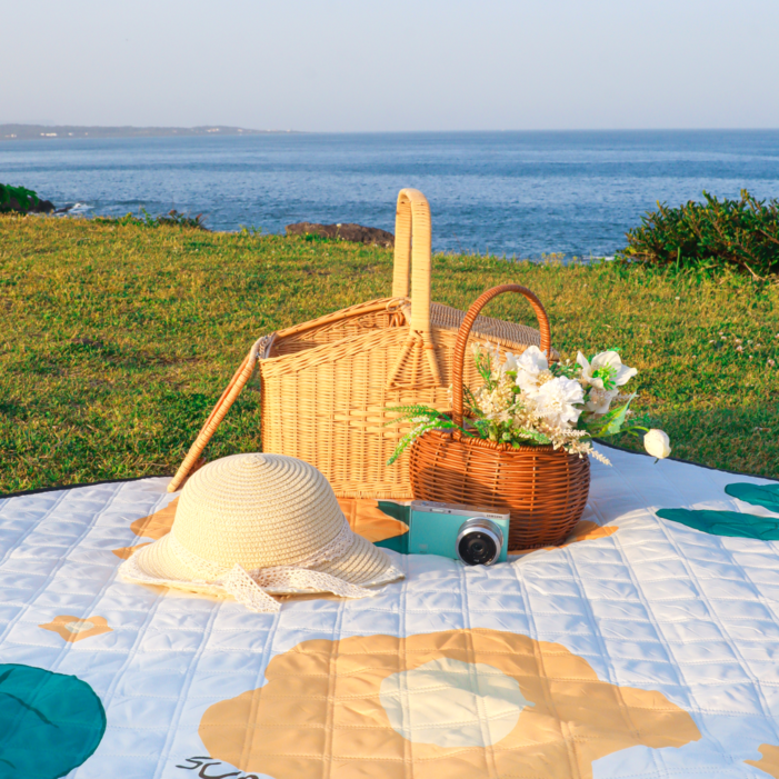 모코리빙 피크닉매트 돗자리 방수 휴대용 두꺼운 접이식