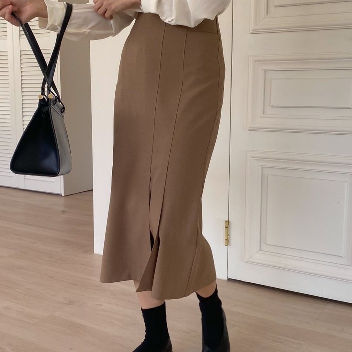 쥬쥬렐라 스농 핀턱 플리츠 클래식 스커트