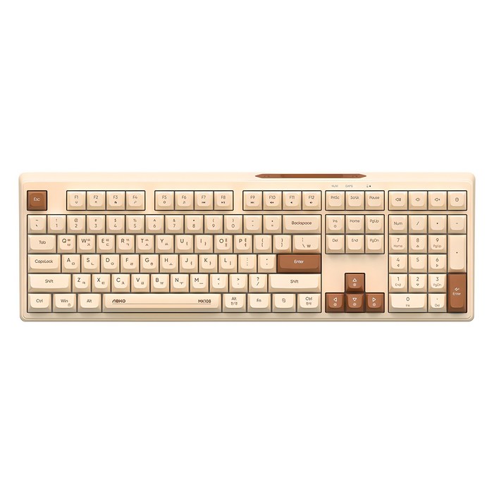 앱코 무선 저소음 블루투스 멤브레인 키보드