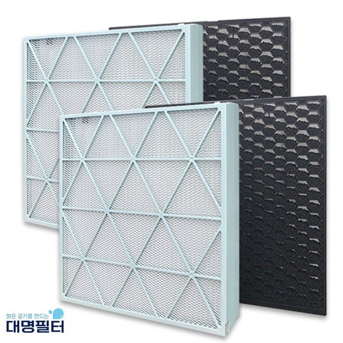 대명 국내산 삼성 무풍큐브 AX100N9080WD 필터 세트 CFXH101D, AX100N9080WD, 2세트