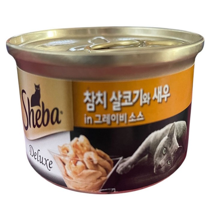 쉬바 고양이간식 in 그레이비 소스 3종류, 24개, 85g