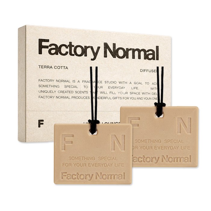 팩토리노멀 차량용방향제 테라코타 디퓨저 자동차 룸미러 선물