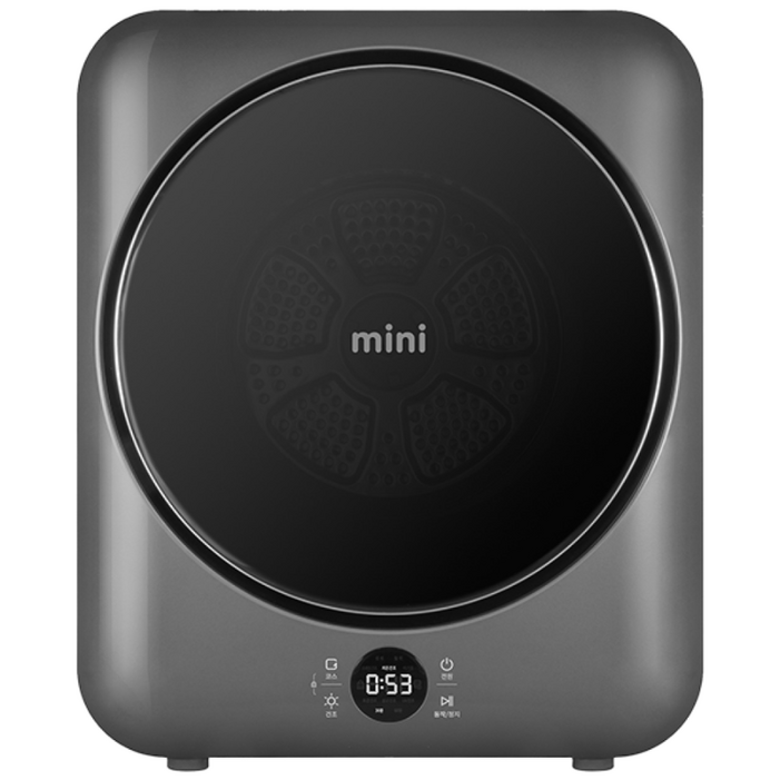 [공식판매처] 위니아 mini 미니건조기 3kg 터치 실버 UV 반영구필터 아기옷 WWR03SGDV(A)