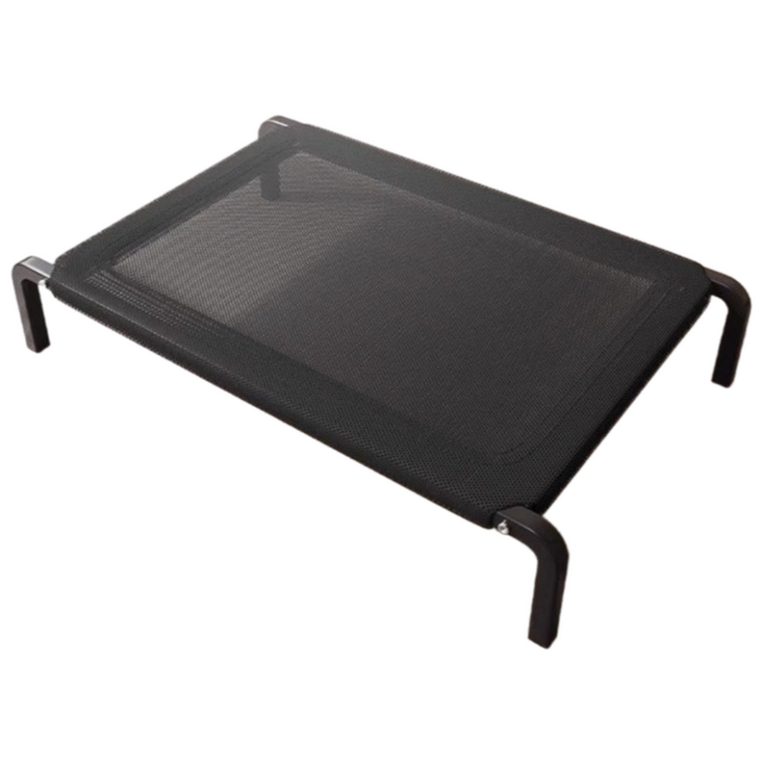 산들몽 쿨링 반려동물 메쉬 침대 해먹 쿨매트 여름 강아지 고양이 대형견 펫베드, 1개, 블랙