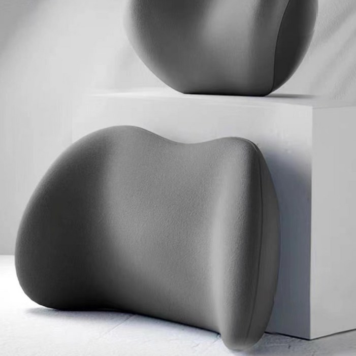 YONO 11 차량용 메모리폼 목쿠션 등받이 쿠션 세트 자동차 허리쿠션 세트