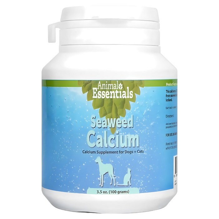 애니멀에센셜 해조칼슘 100g 강아지 고양이 식물성 칼슘 관절 연골 영양제 보충재 분말 NASC 인증