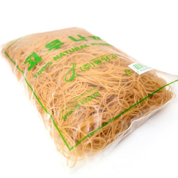노란고무줄고무밴드 미용실 고무줄 1kg, 1개