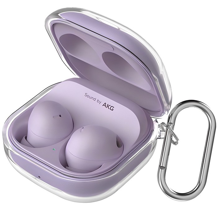 신지모루 변색방지 TPU 투명케이스 카라비너