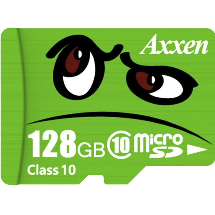 액센 캐릭터 마이크로 SD카드, 128GB, 1 액센 캐릭터 마이크로 SD카드, 128GB, 1