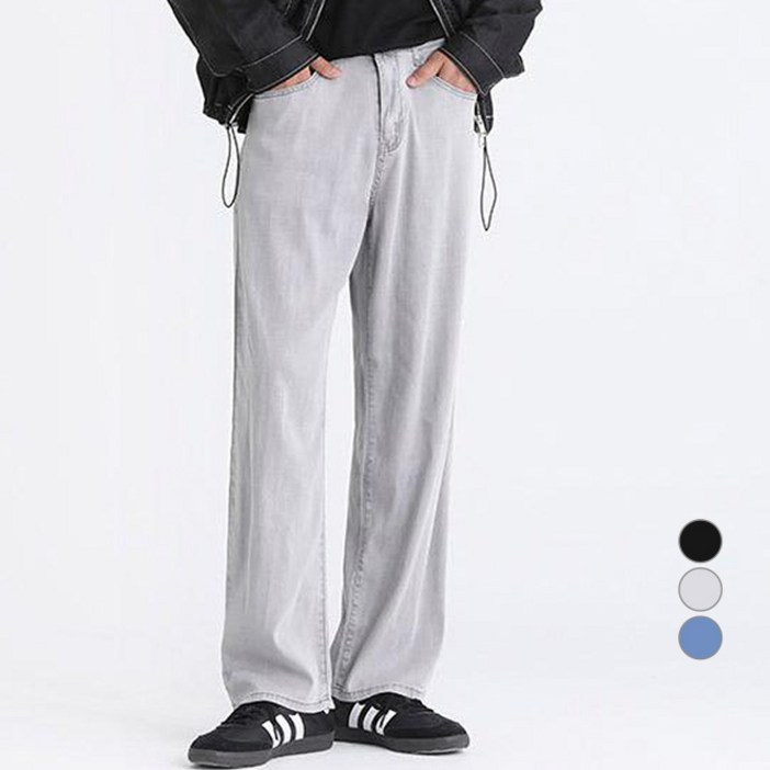 엠엔씨 남성용 빅사이즈 아이스 스판청바지 숏 MDIP541KD