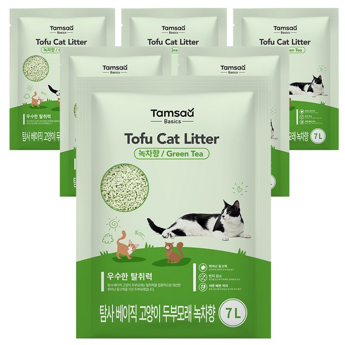 탐사 베이직 프리미엄 고양이 두부모래 7L