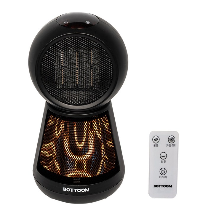바툼 핫큘레이터 T 스탠드형 온풍기, BT-900TH-CA, 블랙