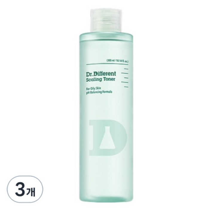 닥터디퍼런트 피지 모공 지성 스케일링 토너, 300ml, 3개
