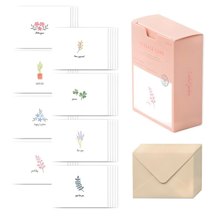 모노라이크 메세지 카드 40p  봉투 20p