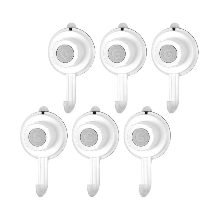 글라스터 무타공 훅 3p, 단일색상, 2개