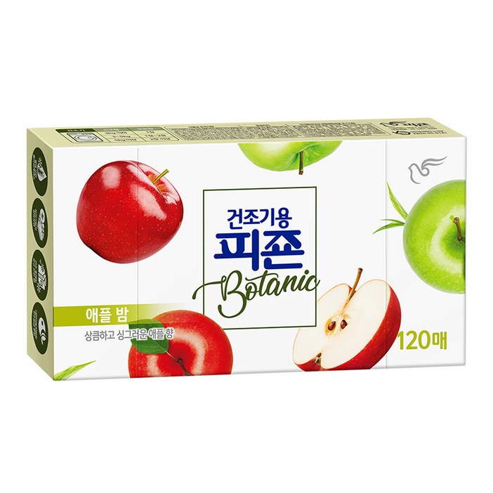 피죤 건조기용 보타닉 시트 섬유유연제 애플밤 본품