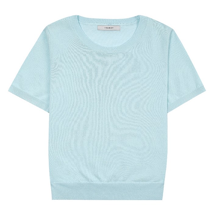 이사베이 여성용 IB 리넨라이크 베이직 반팔 니트 VIUCC7919