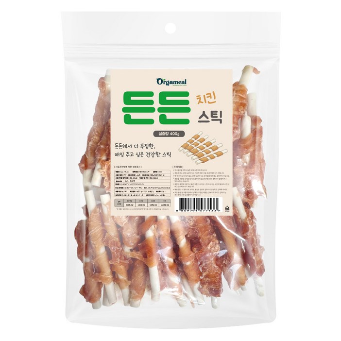 올가밀 강아지 든든 치킨스틱