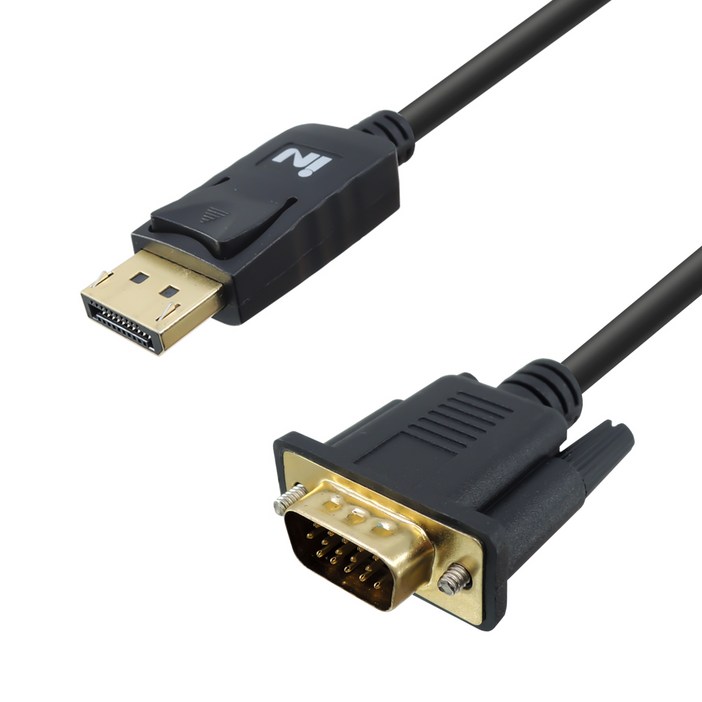 인네트워크 Displayport 1.1V to VGA 케이블 INDPV02, 1개, 2m 인네트워크 Displayport 1.1V to VGA 케이블 INDPV02, 1개, 2m