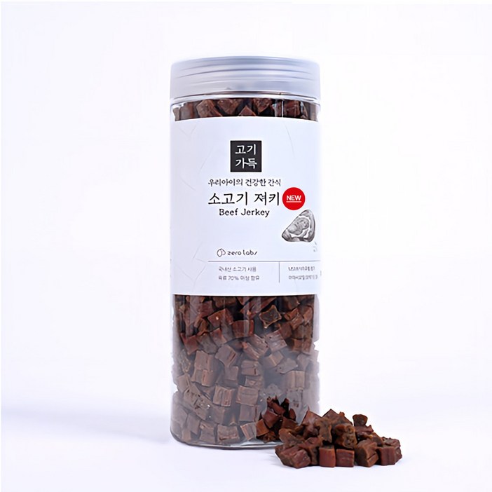 제로랩스 강아지 고기가득 져키, 소고기, 1kg, 1개