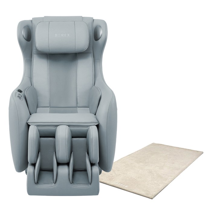 코웨이 비렉스 안마의자 마인플러스 + 러그 세트 방문설치, 아틱 그레이, MC-B02