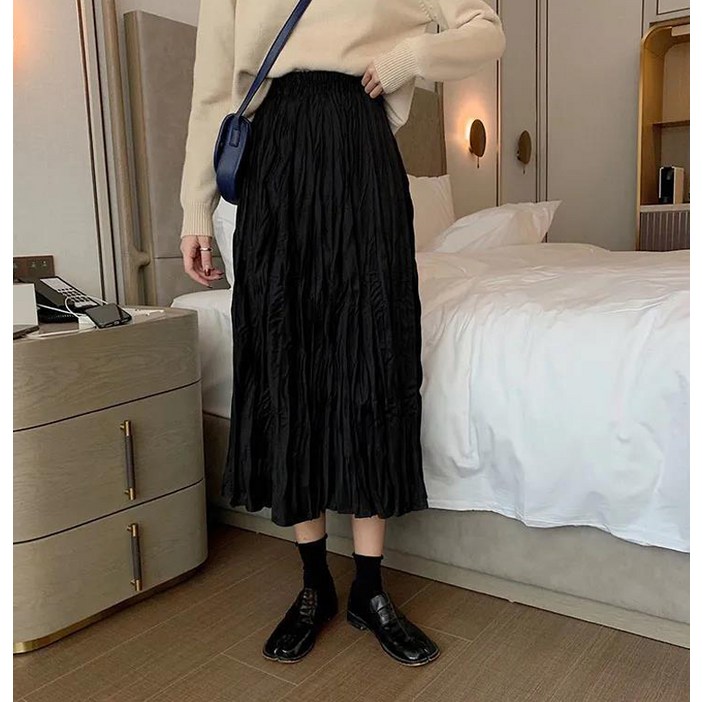 피어니스트 페어리 플리츠 롱스커트