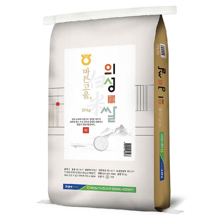 의성진 바른고을 쌀, 상등급, 10kg, 1개 의성진 바른고을 쌀, 상등급, 10kg, 1개