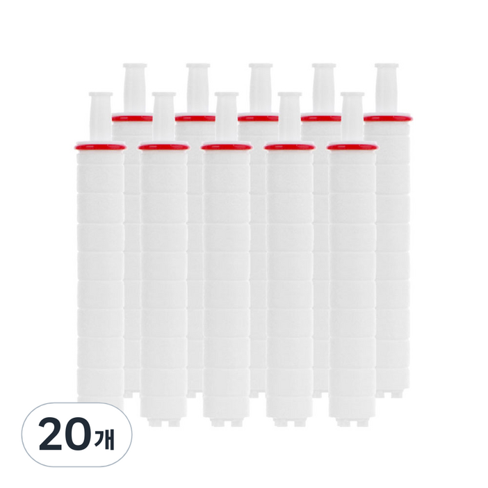 퓨어레인 샤워기 염소 필터, 20개