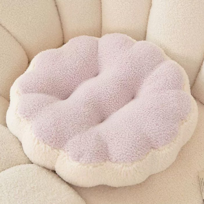 홈플로우 포근 감성 플러피 플라워 쿠션