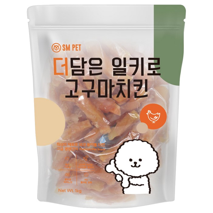 반려동물 더담은 고구마 치킨 수제간식, 고구마, 1개