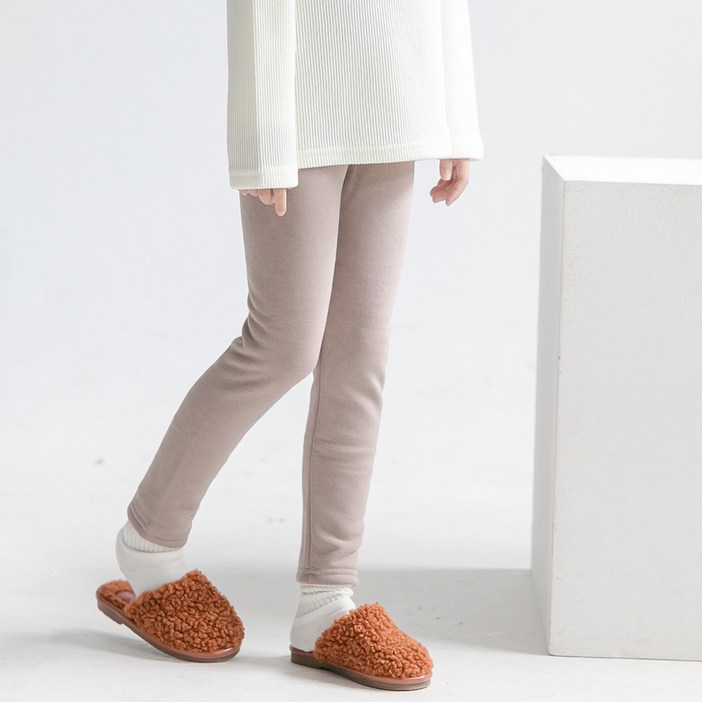 예루예나 아동용 데일리 밍크 기모 레깅스