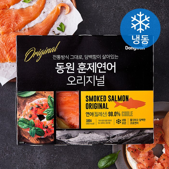 동원 훈제연어 오리지널 냉동, 180g, 1개