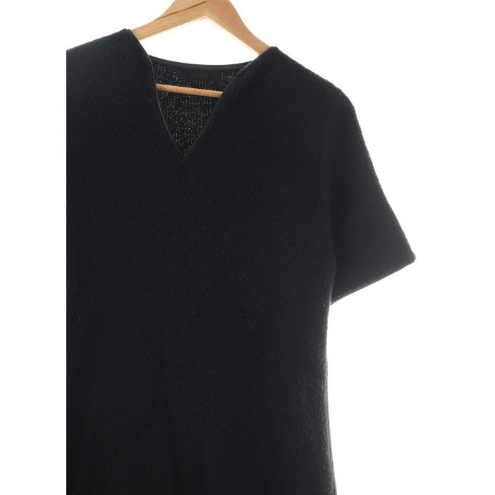 WF시스템 니트 블랙 울 반팔 원피스37