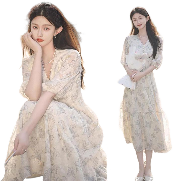 셀럽당여름 원피스 날씬해 보이는 롱스커트