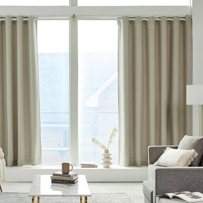 모던하우스 ON 뉴포시즌 패딩 탈부착 3중방한 3도씨 커튼