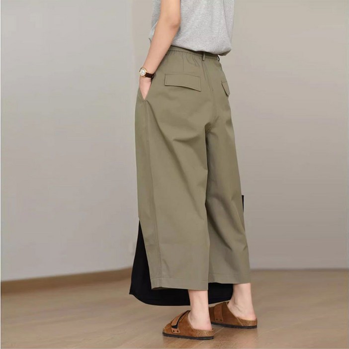 코코에보니 빅사이즈투턱밴딩팬츠 여성뒷밴딩바지 항아리팬츠PT910