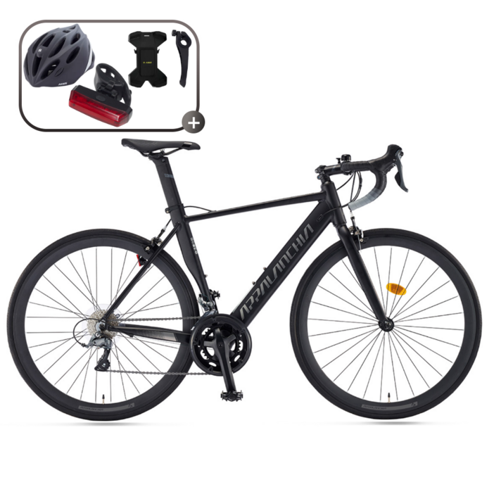 2026 삼천리 700C 아팔란치아 R16 알루미늄 에어로 입문용 로드바이크, 1개, 167cm, 블랙무광510,L