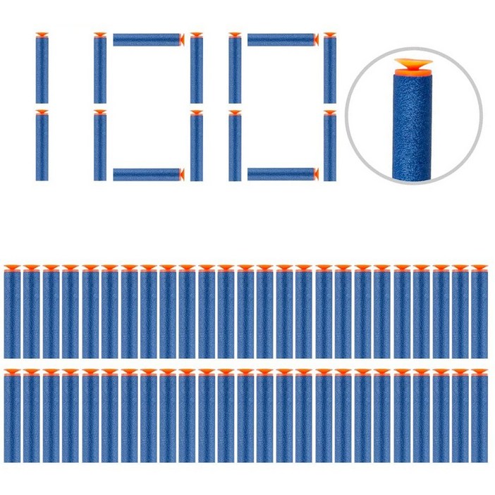 애즐토즈AToys 국내직배송 너프 호환 흡착 다트 100개 개당 59원, 2팩 이상 무료 배송 애즐토즈AToys 국내직배송 너프 호환 흡착 다트 100개 개당 59원, 2팩 이상 무료 배송