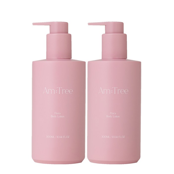 에이엠트리 플로라 향좋은 고보습 퍼퓸 바디로션 꽃 장미향, 2개, 300ml